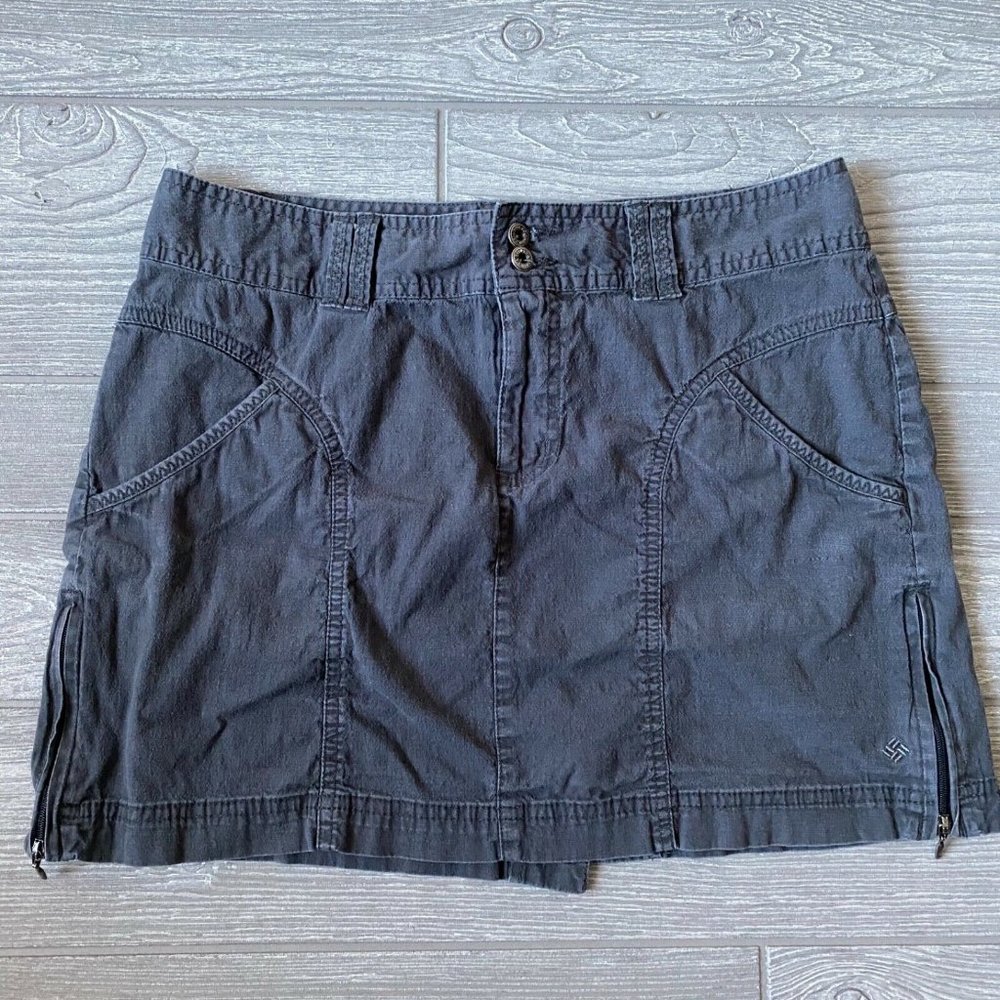 Columbia Womens Gray Short Skirt Size 8